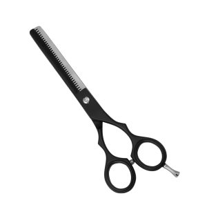 Guardian Beauty Professionele Haartynning- en Texturiseringsschaar – Precisieschaar van Duits Roestvrij Staal voor Salon, Kapsalon en Thuisgebruik (6 Inch, Zwart)