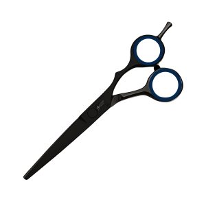 Guardian Beauty Professionele Haarschaar – Precisieschaar van Duits Roestvrij Staal voor Salon, Kapsalon en Thuisgebruik (5.5 Inch, Zwart met een vleugje blauw)