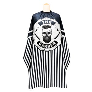 Guardian Beauty Kappermantel - 130cm x 140cm - The Barber - Zwart - Met Verstelbare Kliksluiting - Waterproof