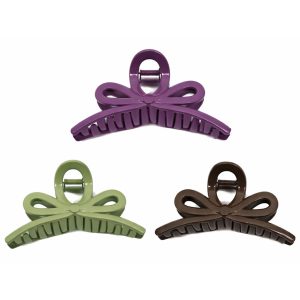 Guardian Beauty Haarclips - Groot Haar Klauwen - Set Van 3 - Paars, Groen, Donkerbruin - Haaraccessoire