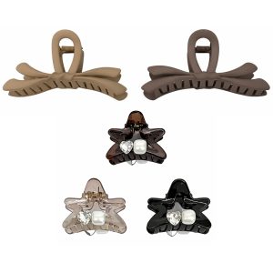 Guardian Beauty Haarclips - Klein en Groot Haar Klauwen - Set Van 5 - Diverse Kleuren - Haaraccessoire