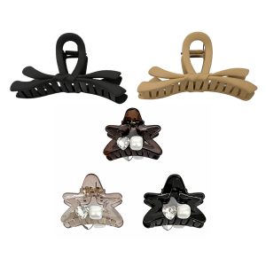 Guardian Beauty Haarclips - Klein en Groot Haar Klauwen - Set Van 5 - Diverse Kleuren - Haaraccessoire