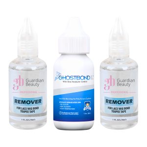 Pruik Lijm & Guardian Beauty Remover Set - GhostBondXL - Extra Moisture Control - Invisible Bonding for Poly and Lace Systems - 38ml + GB Remover - Transparant - For Lace Wig Bond and Toupee Tape - 2 stuks - 30ml - Haarextensions