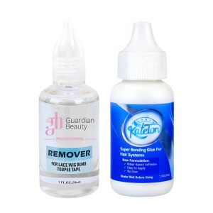 Pruik Lijm & Guardian Beauty Remover Set - Super Bonding Glue for Hair Systems - Katelon - 38ml + GB Remover - Transparant - For Lace Wig Bond and Toupee Tape - 1 stuk - 30ml - Haarextensions