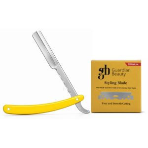 Guardian Beauty Scheermes - Roestvrij Staal - Shavette - Met 50 stuks GB Titanium Halve Mesjes