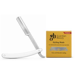 Guardian Beauty Scheermes - Roestvrij Staal - Shavette - Met 50 stuks GB Titanium Halve Mesjes