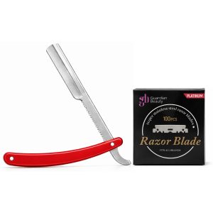 Guardian Beauty Scheermes - Roestvrij Staal - Shavette - Met 50 stuks GB Platinum Halve Mesjes