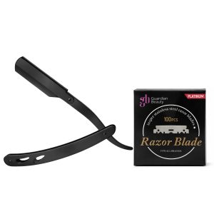 Guardian Beauty Scheermes - Roestvrij Staal - Shavette - Met 50 stuks GB Platinum Halve Mesjes