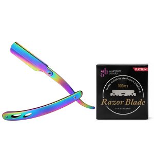 Guardian Beauty Scheermes - Roestvrij Staal - Shavette - Met 50 stuks GB Platinum Halve Mesjes