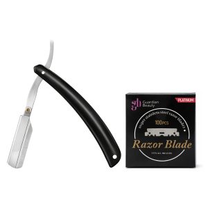 Guardian Beauty Scheermes - Roestvrij Staal - Shavette - Met 50 stuks GB Platinum Halve Mesjes