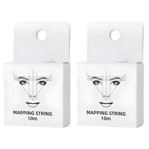 Henna Brows Mapping String - Microblading - 10m - Voorgeïnkt - 2 stuks - Wit
