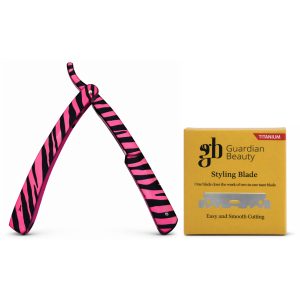 Guardian Beauty Scheermes - Roestvrij Staal - Shavette - Met 50 stuks GB Titanium Halve Mesjes