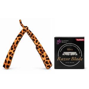 Guardian Beauty Scheermes - Roestvrij Staal - Shavette - Met 50 stuks GB Platinum Halve Mesjes