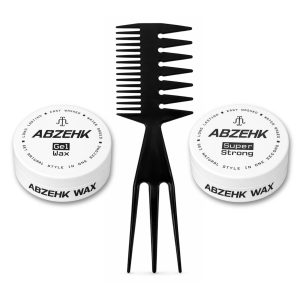 Haarwax - Gel Wax - Super Strong - 150 ml - Abzehk - Met Styling Kam - Haarstylingtools