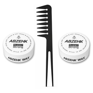 Haarwax - Super Strong - 150 ml - Abzehk - Met Styling Kam - Haarstylingtools