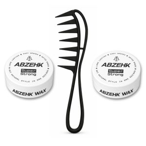 Haarwax - Super Strong - 150 ml - Abzehk - Met Styling Kam - Haarstylingtools