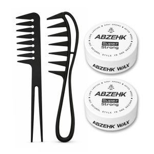 Haarwax - Super Strong - 150 ml - Abzehk - Met Styling Kam - Haarstylingtools