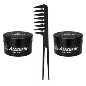 Haargel - Ultra Hard Touch - Transparant - 450ml - Abzehk - Met Styling Kam - Haarstylingtools