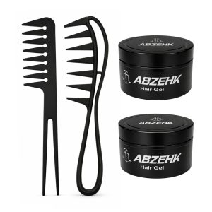 Haargel - Ultra Hard Touch - Transparant - 450ml - Abzehk - Met Styling Kam - Haarstylingtools