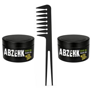 Haargel - Ultra Hard Touch - Geel - 300ml - Abzehk - Met Styling Kam - Haarstylingtools