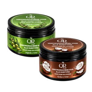 Verzorgingscreme - Bodycrème - QR-Man - Olijfolie & Kokos - 250ml