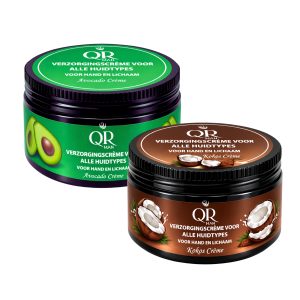 Verzorgingscreme - Bodycrème - QR-Man - Avocado & Kokos - 250ml